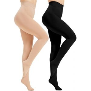Nebalia Collant Chaud Thermo pour Femme Hiver - Doublure Polaire &Eacute;paisse, Collants Thermique Gainant, Opaque, &Eacute;lastique et Confortable noir+couleur chair,s-m (Nebalia, neuf)