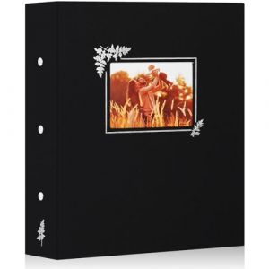 Lanpn Album Photo 11,5x15 11x15 600, Grande Capacit&eacute; Lin Tissu Album pour Vertical Horizontal Photos Pochette (Noir) (BILLIONRVL, neuf)