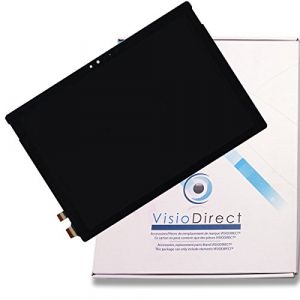 Visiodirect Ecran Complet Compatible avec Microsoft Surface Pro 4 12.3" LTL123YL01-006 Tablette Noire vitre Tactile + écran LCD (visiodirect-, neuf)