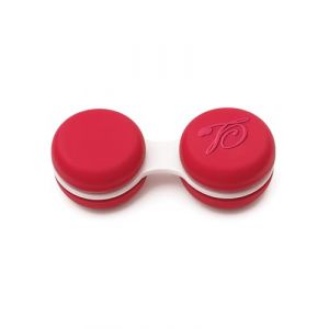 SPORTS WORLD VISION 1PC &Eacute;tui &agrave; lentilles Contact Macaron Rouge | &Eacute;tui &agrave; lentilles Compact Portable et &eacute;tanche | Bo&icirc;te de Solution pour lentilles de Contact Durable et Pratique avec m&ecirc;me Couleur (DJ Blee Optical Ltd, neuf)