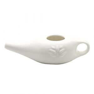 Pot Neti en céramique pour Le Nettoyage Nasal, rinçage des Sinus neti Pot, pour protéger et rafraîchir Vos passages ux (futbenat, neuf)