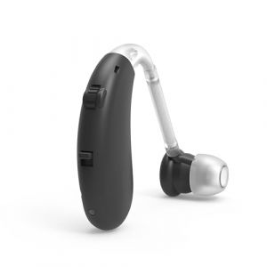 HFJEIR Amplificateur de son rechargeable - Améliorateur de voix et pour la télévision et la conversation, son Cristallin Avec Suppression léger derrière l'oreille, Noir (lit. a few metres of sunshine, neuf)