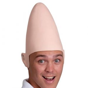Perruque Chauve C&ocirc;ne Extraterrestre Fantaisie | Couvre Chef Latex Visage F&ecirc;te Cosplay | Chapeau D&eacute;guisement Cosplay Accessoire Pour Jeunes Femmes Hommes (duwekm, neuf)