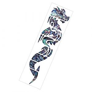 Toyvian 1feuille Autocollants Incrustation Guitare Dragon Autocollants Adhésifs Pour Guitare Acoustique Et Électrique Décoration De Et Fretboard Faciles à Appliquer (Ronymar, neuf)