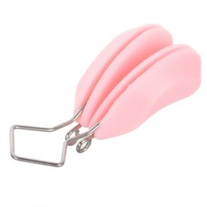 jojofuny Pince-Nez en Silicone Rose Ajustable pour Remodeler et Affiner le Nez Rehausseur de Nez Doux et Confortable Outil D’Amincissement Portable pour Usage Quotidien et Beauté (Merlun, neuf)