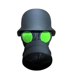 Capuchon pour l'attelage de Remorque Cache Boule Attelage Capuchon de Protection Int&eacute;ressant pour Attelage de Remorque en Forme de Masque &agrave; gaz pour Boule D'attelage, pour Voiture (Vert Clair) (ZHELYAZKO TRANS STORE, neuf)