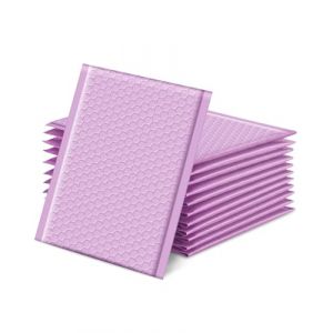 Switory Lot de 25 Enveloppes à Bulles Enveloppes Rembourrées Autoadhésives pour Envoi Postal, L'expédition D'expédition et Stockage, Enveloppes Rembourrées (Violet Clair, 15,3 x 22,9 cm) (Halulu Store, neuf)