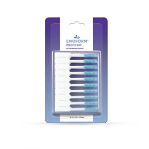 Brush'n Clean brosses interdentaires sans m&eacute;tal ni latex, avec fluorure de sodium (M/L 1,5-3,5 mm, 50) (Sant&eacute; Bucco Dentaire WILD, neuf)
