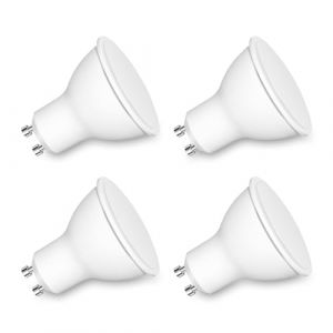 Caldarax Ampoule LED GU10 Blanc Neutre 4000K, 7W &Eacute;quivalent &agrave; 50W Halog&egrave;ne, 600LM AC 220-240V Ampoule Spot LED Gu10, 120&deg; Larges Faisceaux, Non Dimmable, Lot de 4 (XiMing Co. Ltd, neuf)