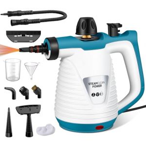 KingSom Nettoyeur Vapeur Portable, Nettoyeur Vapeur &agrave; Main Multifonction avec 10 Accessoires pour la Maison, Salle de Bain, nettoyeurs vapeur &Eacute;lectriques Pour Canap&eacute;,Taches sur Vitres,Voiture,Cuisines (KingSom Direct, neuf)
