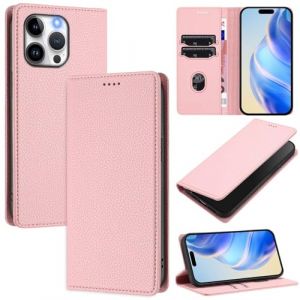 Beajew Coque pour Nokia 6.3/G20/G10 Housse en Cuir, Etui Premium en Cuir PU, Antichoc TPU Housse, Fonction StandPorte Carte Credit Ticket, Fermeture Magn&eacute;tique Flip Case - Rose (KSTFMY, neuf)