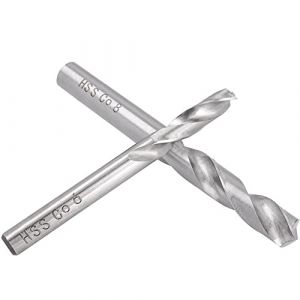 Treki 2pcs Forets à Souder par Point HSS Foret à Dépointer M6/M8 CNC Fraises Tours à Tige Droite Outil de Forage de Soudage en Acier à Grande Vitesse pour Travail Fraisage de Carrosserie (Treki, neuf)