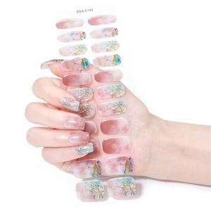 Autocollants Pour Ongles En Gel Fran&ccedil;ais Enveloppes De Bandes De Vernis D&eacute;coration Artistique Pour Femmes Et Filles (sheQImaoYI, neuf)