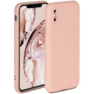 ONEFLOW Coque Souple Compatible avec Apple iPhone XS Max, Coque en Silicone, Bord sur&eacute;lev&eacute; pour la Protection d'&eacute;cran, Double Couche, Coque Souple pour t&eacute;l&eacute;phone - Rosa Mat (hulle24 GmbH &ndash; Sp&eacute;cialiste accessoires, neuf)