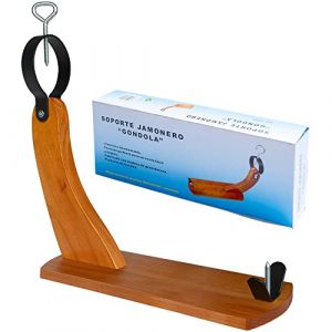 Cuperinox Support à Jambon | support jambon cru | support jambon | bois de haute qualité | porte jambon (CUPERINOX, S.L., neuf)