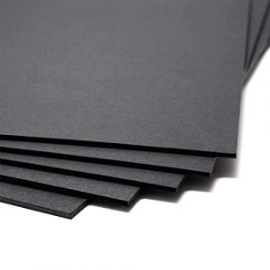 Carton plume/Carton mousse, 3 mm noir, 100 x 70 cm (unité) (Materia Prima Shop, neuf)