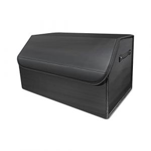 Ergocar Organisateur de Coffre de Voiture Antidérapant, Pliable Sac pour Coffre de Qualité Supérieure avec Couvercle, Organiseur de Coffre avec Manipuler Résistant pour Auto/SUV/Camion(Moyen) (koodosq OÜ, neuf)