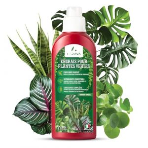 LERAVA Engrais Plantes Vertes Intérieur (700ml) - Engrais Liquide Universel - Nourrit et Renforce les Plantes Vertes d’Intérieur - Croissance et Vitalité Optimales - Idéal Monstera, Ficus, Pothos (Agricenter Spitaler, neuf)