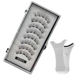 Cils magnétiques, cils magnétiques réutilisables,Faux cils avec applicateur | Cils magnétiques naturels Cils magnétiques 2 paires Kits de cils magnétiques réutilisables d'aspect naturel sans (qinjinxinxikeji, neuf)