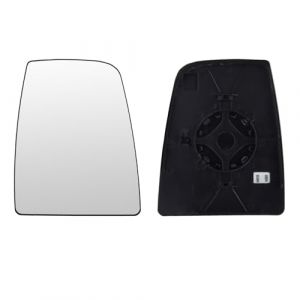 Mingke Verre de R&eacute;troviseur Droite Compatible avec Ford Transit MK8 2014-2023 Glace Retroviseur Exterieur avec Chauffant et Plaque de Support (Wayne Base, neuf)