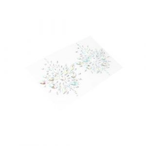 SMASOLO Autocollants De Visage Acrylique Avec Strass Auto-adhésifs Pour Festivals Décoration Éblouissante Pour Front Le Corps Visage (SEASOON, neuf)