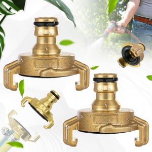 Srup 2 Pi&egrave;ces Adaptateur Gardena, Adaptateur de couplage &agrave; la Griffe pour Gardena Geka, Couplage Rapide du Tuyau de Jardin, Embrayage divis&eacute; pour Le Tuyau de Jardin, Couplage de Gardena (Surprise happy shop, neuf)