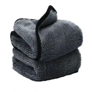 Yeria Shiny Bath - Chiffon sec XXL - En microfibre - Pour cabine de douche, voiture, maison, camping (2, 40 x 40 cm) (Light Chaser FR, neuf)