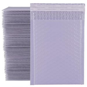 ZEONHEI Lot de 60 enveloppes &agrave; bulles en poly violet 18 x 15 cm, enveloppes rembourr&eacute;es auto-scellantes, petites enveloppes &agrave; bulles imperm&eacute;ables pour l'envoi postal, l'emballage des petites entrepri (LC-Direct, neuf)