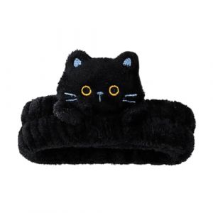 JIEBWCHA Bandeaux de spa pour chat, bandeau de spa pour laver le visage,Chat Visage Lavage Maquillage Bandeau Mignon Spa Bandeau - Bandeau de soins de la peau doux, bandes de cheveux en peluche pour (nichun, neuf)