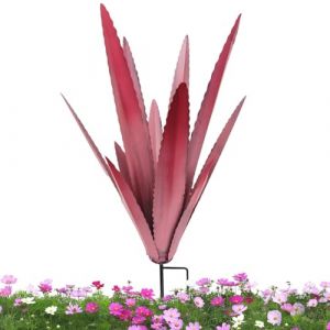 dzqad Tequila Sculpture Rustique - Metal Agave Plants, Art Décoration Statue Déco À La Maison, Piquets De Jardin, Rustique Plants D'agave Jardin en Métal, Yard Art Decoration, Décoration D'extérieur (dzqad, neuf)