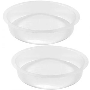 Bain d'oiseaux en Plastique, 2 pi&egrave;ces, Bol d'eau Rond en Plastique pour mangeoire &agrave; Oiseaux, Plateau de Station 'Alimentation pour graines ' Sauvages, Bol de Bain, Plat 'Eau Jardin (yunchengshiyanhuquxiongxueshangmaoyouxiangongsi, neuf)