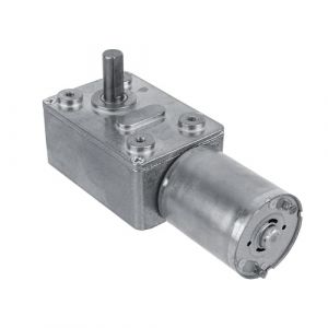 DC 12V Moteur Électrique de Réduction Réversible à Couple Élevé Boîte de Vitesses Motoréducteur à Engrenage à Vis sans Fin 5RPM/6RPM/20RPM/40RPM/62RPM(40RPM) (Simangy, neuf)