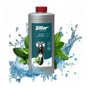 Sillar Nettoyant Tête de Rasoir 1L - Formule Menthe - Compatible avec Braun CCR Séries 3, 5, 7, 9 - Solution de Nettoyage Rasoir - Hygiène Maximale et Efficacité (agdmaster, neuf)