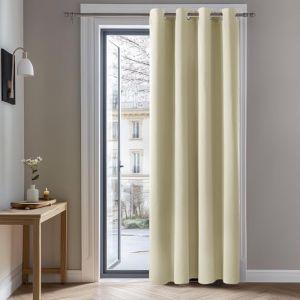 Deconovo Rideaux Occultants Isolant Thermique Anti Froid, 140X300 CM (Largeur X Hauteur), Rideaux pour Chambre Gar?on, Design Moderne &agrave; Oeillets,Beige Fonc&eacute;, 1 Pi&egrave;ces (Deconovo-Home, neuf)