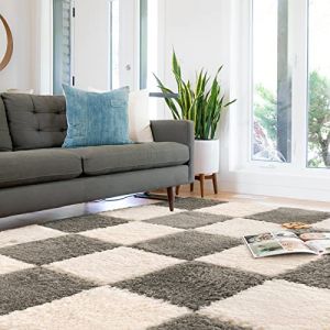 Quolliter Lot de 10 Tapis Puzzle Mousse Dalle en Mousse b&eacute;b&eacute; Tapis de Puzzle Anti Glissement EVA,30x30cm,Moquette Chambre, Plancher, Chambre d'enfants (Quolliter, neuf)