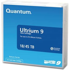 Quantum Ultrium LTO 9 Data Cartridge 18TB Native / 45TB 2.5:1 Compression, Black (MR-L9MQN-01) (Neo-media, neuf)