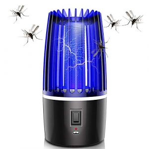 Lampe Anti Moustique Exterieur, Insectaway UV Tue Mouche Electrique Intérieur Piège à Mouche Destructeur d'Insectes Moustique Tueur Lampe Attrape Mouche, Efficace Portée 90m² (Rouge) (tuyasmart, neuf)