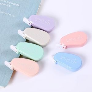 qijiefenCC 6 Pcs Ruban Correcteur Blanc,Ruban correcteur en forme de souris,Mini Roller de Correction avec Capuchon Protecteur,Fourniture Scolaire Correction Tapes pour &eacute;tudiant et Bureau (Xiao H shop, neuf)