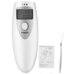 Gofemial Ethylotest Electronique, Ethylotest Electronique Homologu&eacute; NF Ethylometre Alcootest Ethylometre Portable Acohol Tester pour la Maison et Les f&ecirc;tes (SUSUWang1300, neuf)