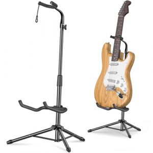 New bee Support de Guitare Stand Guitare Pliable, Stable et Robuste pour Guitares Électriques,Acoustiques Classiques (hongyitenghui-EU, neuf)