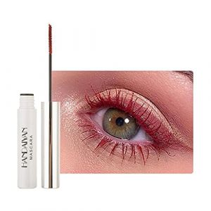 Allbestaye Mascara coloré tête de brosse fine étanche Bleu Rouge Noir Violet Vert Jaune (ZHENNISI, neuf)