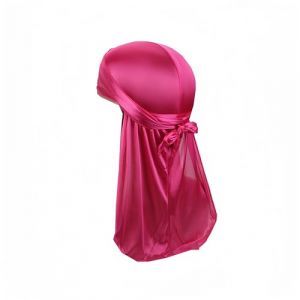 Proumhang Longue Queue Durag, Bandeau Unisexe Durag 360 Waves,Chapeau Turban,Bretelles Larges,Bandana Pirate,D&eacute;coration Quotidienne Hip-hop pour Femmes et Hommes,Rouge Rose (labellevie_NO1, neuf)