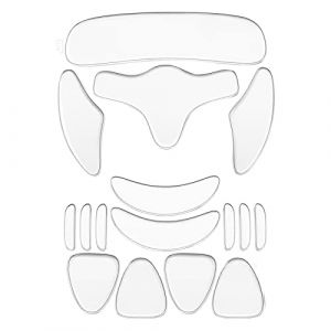 FLOTRUTE 16PCS Coussinets Anti-Rides en Silicone, Patchs Anti-Rides pour Le Visage, Réutilisables en Silicone Transparent pour Le Visage et Le Front, pour Front, Yeux, Joues, Cou et Poitrine (wuhanshilingzichududianzishangwuyouxiangongsi, neuf)
