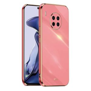 EASSGU [Cadre Galvanis&eacute; Coque pour Huawei Nova 8i / Honor 50 Lite (6.67" inches) Etui de Protection en Silicone TPU - Rouge (EASSGU, neuf)