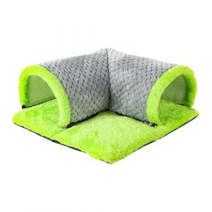 Lit Tunnel pour Hamster - Tube pour Petits Animaux, Tunnel De Cachette pour Cochons d'Inde, Lit Tunnel Chaud pour Cachette pour Cochons d'Inde, Jouets en Tube De Jeu pour Petits Animaux (ciwlas, neuf)