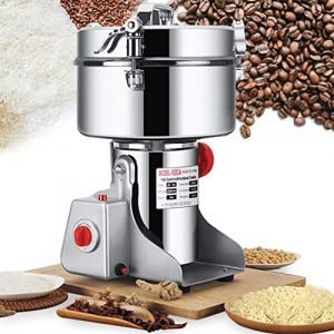 Moulin à Grains 1500g Moulin à Farine Moulin à Epices Electrique Moulin a Cereales et Grain Haute Vitesse 25000 R/min Pour Broyage Rapide Contre les Surcharges Moulin à Herbes, épices, Noix, Céréales (LEJIEYIN Trading Co., Ltd, neuf)