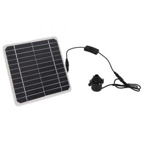 KKPLZZ Kit de Panneau Solaire de Pompe à Eau à énergie Solaire 50 W, Fonctionnement 24 Heures sur 24, Kit de Pompe de Fontaine à Eau à Panneau Solaire avec Réglage de L'interrupteur (Kang Wang Zesheng, neuf)