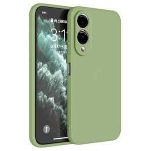 Topme Coque pour Samsung Galaxy S25 Edge (6.7" inches) Etui Housse, Protecteur de Peau en Silicone TPU - Vert Matcha (topme, neuf)