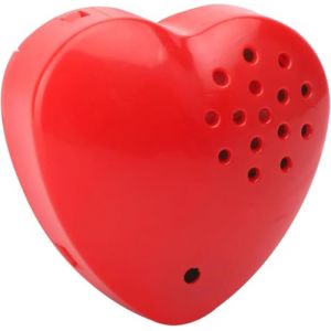 Enregistreur Vocal en Forme De C&oelig;ur Mini Enregistreur Vocal en Coeur Bo&icirc;te Vocale pour Parler Enregistreurs Vocal pour Animal en Peluche Bouton sonore programmable d'enregistrement (zhentailiang, neuf)