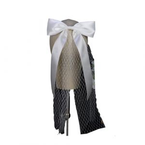 Voile de mariée, Voiles romantiques Accessoires for cheveux for femmes Coiffe de mariée avec nœud papillon Épingles à cheveux Voile Voile en dentelle Voile court (MTMSM, neuf)